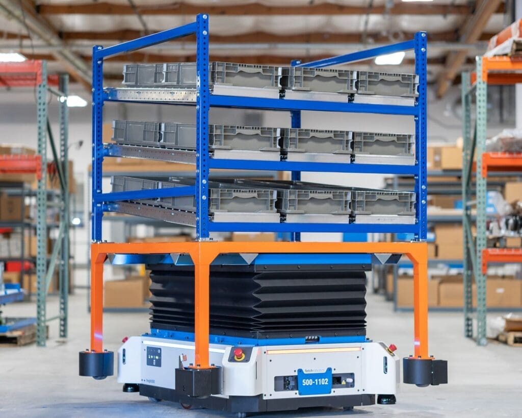 Fetch CartConnect500 AMR - lifting rack