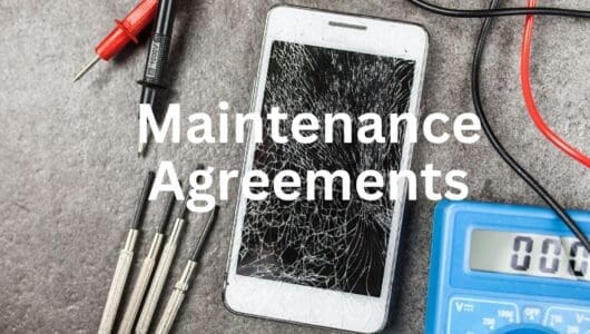 Maintenance Agreements such as Zebra OneCare