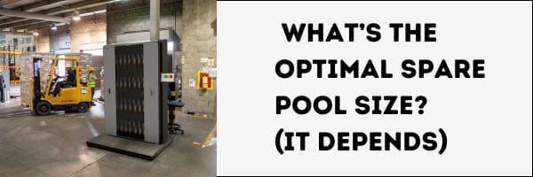 Optimal spare pool size