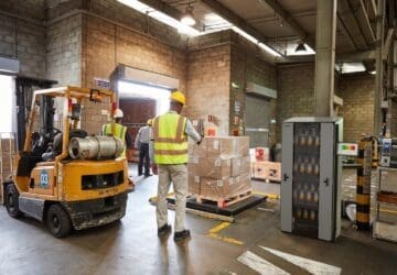 Zebra intelligent cabinets in the warehouse