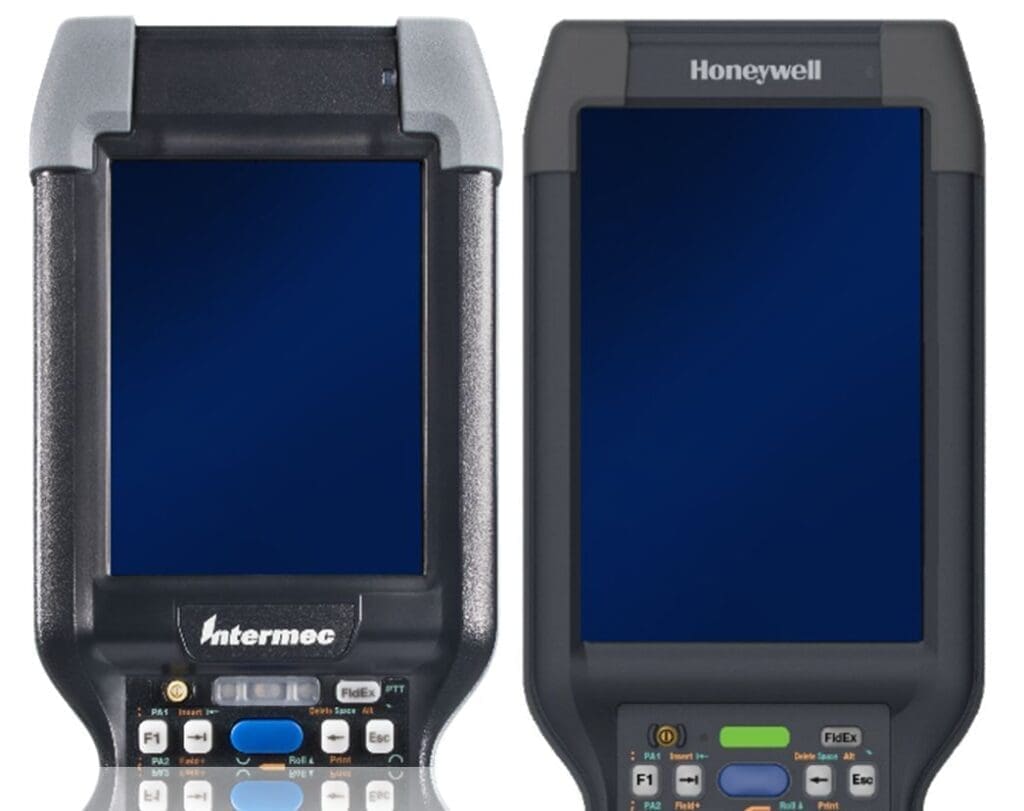 Larger screen of Honeywell CK65 versus CK3X