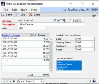 how to use gp allocation accounts