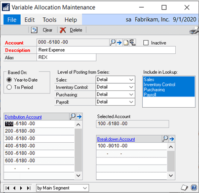 how to use gp allocation accounts