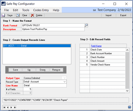 safe pay configurator