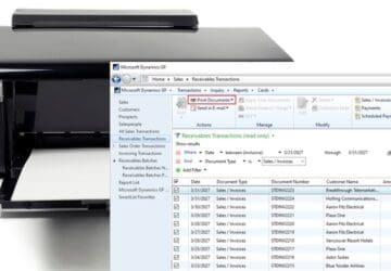 Mass Print Transactions in Receivables Batches