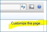 customize this page